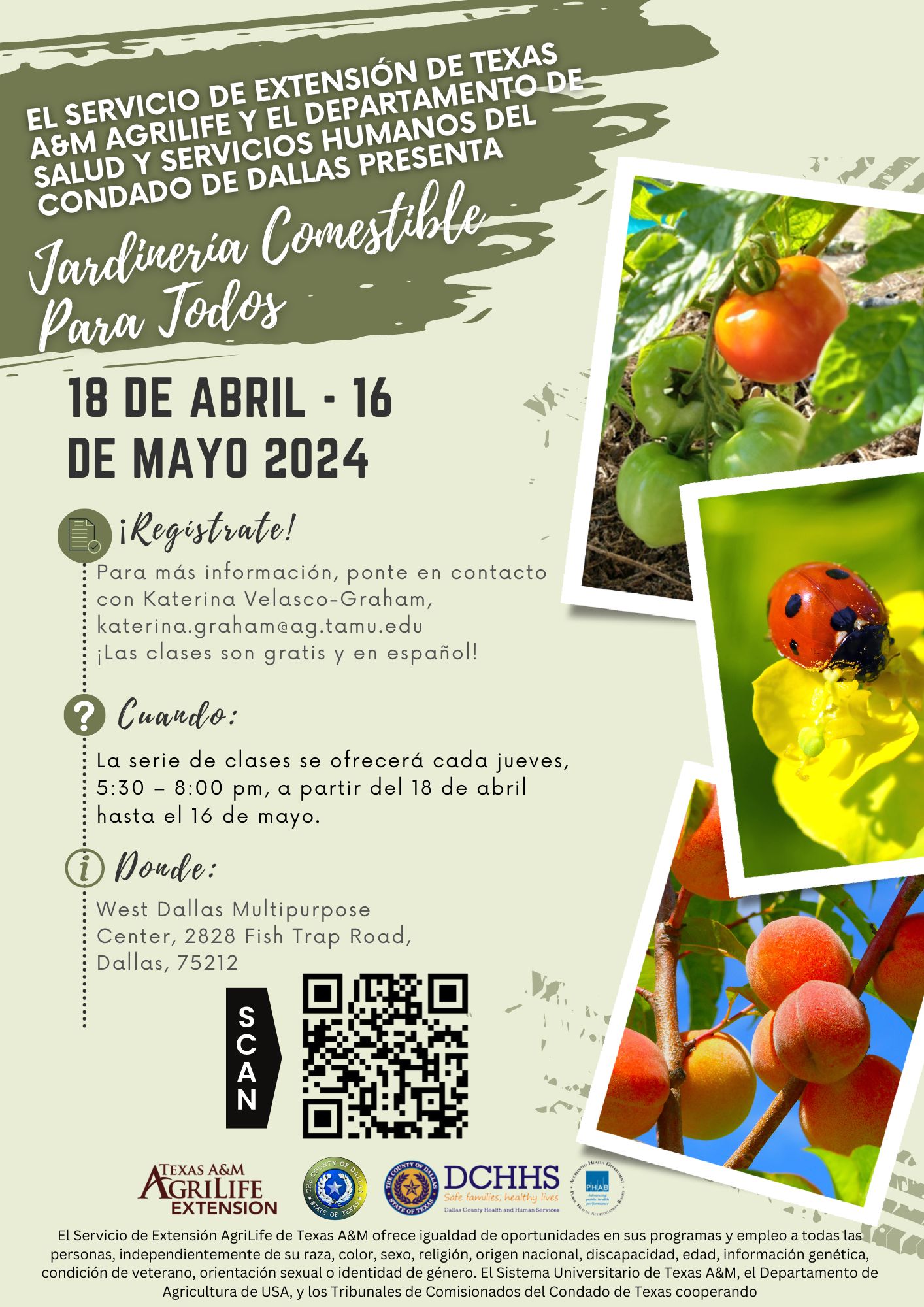 gardening flyer en espanol - Urban Programs - Dallas